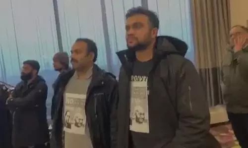 ടൊറന്റോയില്‍ സ്പീക്കര്‍ ഓം ബിര്‍ല പങ്കെടുത്ത പരിപാടിയില്‍ പൗരത്വ നിയമത്തിനെതിരെ പ്രതിഷേധം