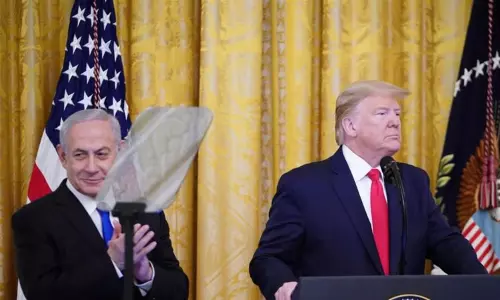 ഇസ്രായേലിനെ ഏകപക്ഷീയമായി പിന്തുണച്ച് ട്രംപിന്റെ പശ്ചിമേഷ്യന്‍‌ പദ്ധതി  
