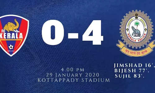 കേരള പ്രീമിയര്‍ ലീഗില്‍ കേരള പൊലീസിന് ആവേശ ജയം