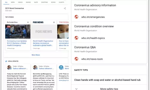 കൊറൊണക്കെതിരെ പോരാടാന് ഗൂഗിള് എസ്.ഒ.എസ് കൊറൊണക്കെതിരെ പോരാടാന് ഗൂഗിള് എസ്.ഒ.എസ്