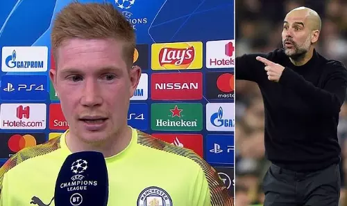 ഗ്വാര്‍ഡിയോളയുടെ ‘ടോട്ടല്‍ ഫുട്‌ബോള്‍’ സിറ്റി താരങ്ങളെ പോലും അമ്പരപ്പിച്ചെന്ന് ഡി ബ്രൂയിന്‍ 