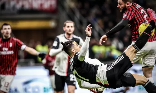 ബൈസിക്കിള്‍ കിക്ക്, പെനല്‍റ്റി, ഗോള്‍... വീണ്ടും റൊണാള്‍ഡോ മാജിക്കില്‍ യുവന്റസ് രക്ഷപ്പെട്ടു