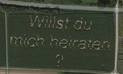 ‘വില്‍ യു മാരി മി?’; ഗൂഗിള്‍ മാപ്പില്‍  കാണാവുന്ന യുവാവിന്റെ പ്രണയാഭ്യര്‍ത്ഥന, ഏറ്റെടുത്ത് സോഷ്യല്‍ മീഡിയ 