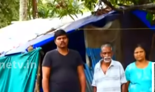 സ്വന്തമല്ലാത്ത ഭൂമിയിൽ രണ്ടര വർഷമായി അഭയാർത്ഥികളെപ്പോലെ ജീവിതം തള്ളിനീക്കുകയാണ് ജയപ്രകാശും കുടുംബവും
