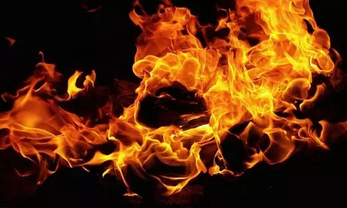 ചെടി പിഴുത് കളഞ്ഞതിന് 12 കാരിയെ അയല്‍വാസി തീ കൊളുത്തി