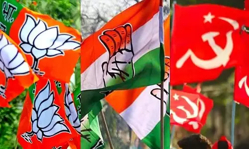 ഇടതിന്റെ നായർ വോട്ടുകൾ കൂട്ടത്തോടെ ബിജെപിയിലേക്ക്; തെരഞ്ഞെടുപ്പിലെ ജാതി-മത സമവാക്യങ്ങൾ ഇങ്ങനെ ഇടതിന്റെ നായർ വോട്ടുകൾ കൂട്ടത്തോടെ ബിജെപിയിലേക്ക്; തെരഞ്ഞെടുപ്പിലെ ജാതി-മത സമവാക്യങ്ങൾ ഇങ്ങനെ