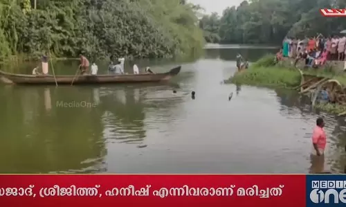 പമ്പയാറ്റിൽ കുളിക്കാനിറങ്ങിയ മൂന്ന് യുവാക്കൾ മുങ്ങിമരിച്ചു