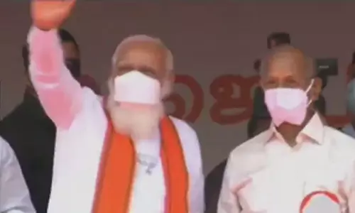 കേരളത്തിന്‍റെ അവസ്ഥയില്‍ മാറ്റം വേണം; അതിനുവേണ്ടി വോട്ടഭ്യര്‍ഥിക്കാനാണ് കേരളത്തിലെത്തിയതെന്ന് പ്രധാനമന്ത്രി