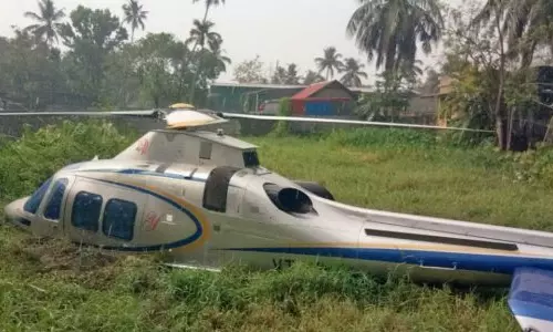 യൂസഫലിയുടെ ഹെലികോപ്ടര്‍ അപകടസ്ഥലത്ത് നിന്നും നീക്കി