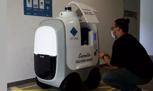 ചായ ഉണ്ടാക്കാൻ പാൽ കഴിഞ്ഞോ; പേടിക്കണ്ട പാൽ റോബോട്ട് എത്തിക്കും