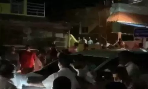 കെ. മുരളീധരന്‍റെ വാഹനം ബിജെപി പ്രവർത്തകർ തടഞ്ഞു; നേമത്ത് ബിജെപി - കോൺഗ്രസ് സംഘർഷം