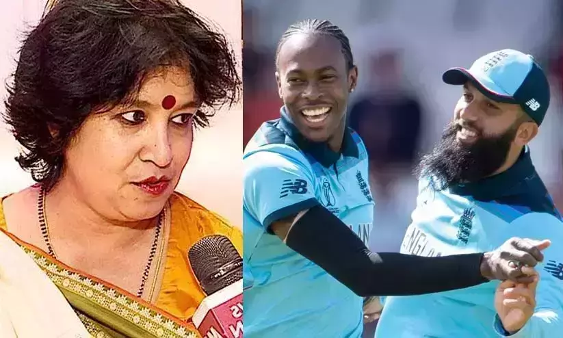 തമാശയായിരുന്നോ, ചിരി വരുന്നില്ല: അലിയെ അധിക്ഷേപിച്ചുള്ള തസ്‌ലീമ നസ്‌റിന്റെ ട്വീറ്റിനെതിരെ ജോഫ്രെ ആര്‍ച്ചര്‍