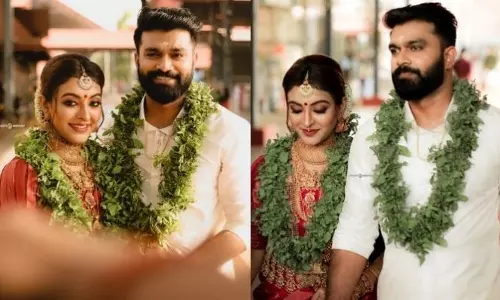 നടി ദുര്‍ഗ കൃഷ്ണ വിവാഹിതയായി