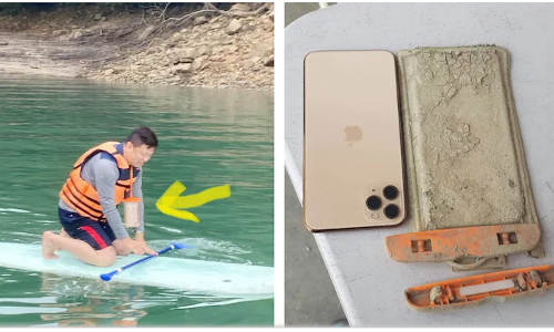 തടാകത്തില്‍ വീണ ഐഫോണ്‍ ഒരു വര്‍ഷത്തിന് ശേഷം തിരികെ കിട്ടി; ഫോണിന് തകരാറില്ലെന്ന് ഉടമ
