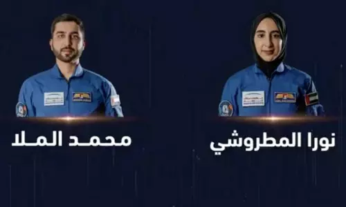 ബഹിരാകാശത്തേക്ക് വനിതയെ  പ്രഖ്യാപിച്ച് യു എ ഇ