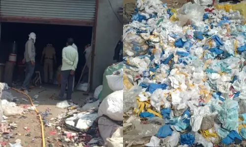 ഉപയോഗിച്ച മാസ്കുകള്‍ നിറച്ച് കിടക്ക നിര്‍മ്മാണം; ഫാക്ടറി പൂട്ടിച്ചു