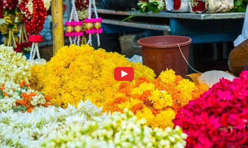 തിരുവോണമിങ്ങെത്തിയിട്ടും ആള്‍ത്തിരക്കില്ലാതെ പൂ വിപണി