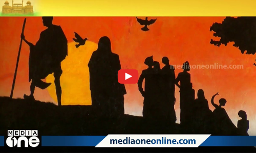 ഫ്രീഡം ഓഫ് വാൾ; 1,000 സ്‌ക്വയർഫീറ്റിൽ ചിത്രങ്ങൾ ഒരുക്കി വിദ്യാർഥികൾ