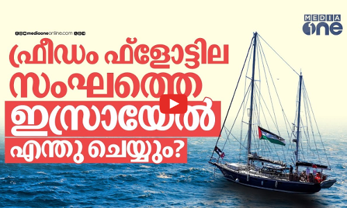 മദ്‍ലീന്‍ ഇസ്രായേല്‍ തുറമുഖത്ത്; ഫ്രീഡം ഫ്ളോട്ടില സംഘം തടവിലോ?